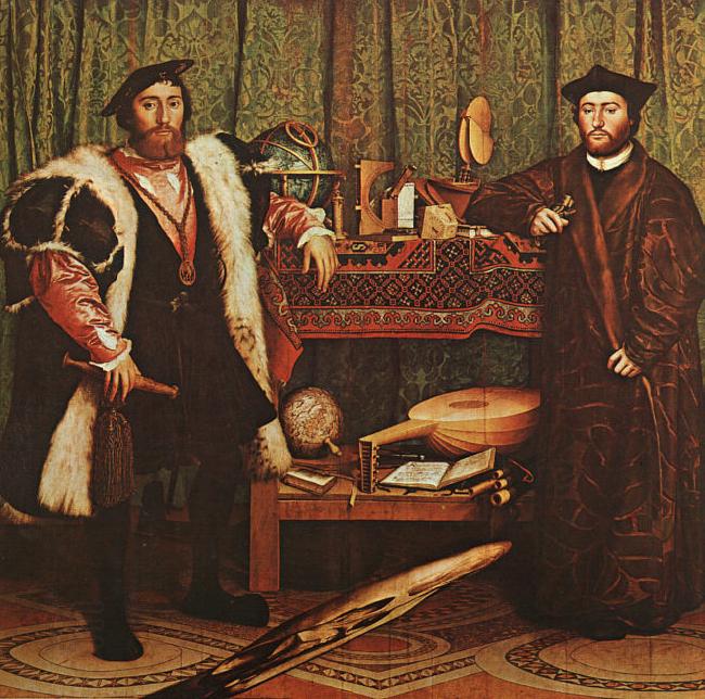 Hans Holbein The Ambassadors China oil painting art